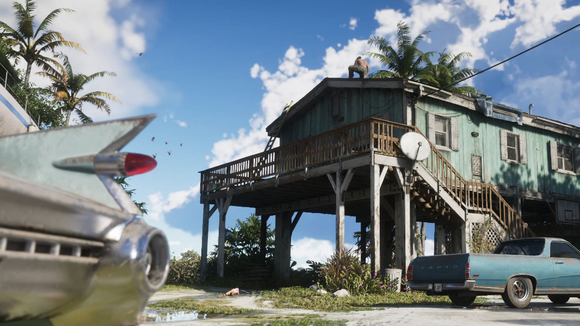 Thunder Island can be heard in this part of the game's second trailer (Image via Rockstar Games)